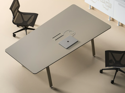TAKE-OFF EVO / COUNTRY - Rectangular meeting table with cable management _ Bralco
