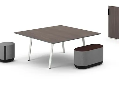 TAKE-OFF EVO / COUNTRY - Rectangular meeting table with cable management _ Bralco