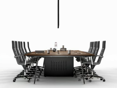 TAKE OFF - Modular oak meeting table _ Bralco