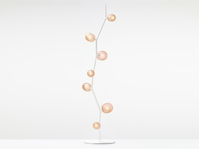 IVY - Blown glass and metal floor lamp _ BROKIS
