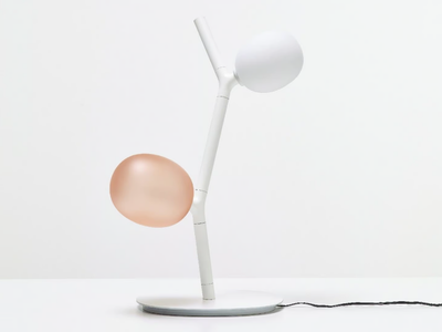 IVY - Blown glass and metal table lamp _ BROKIS