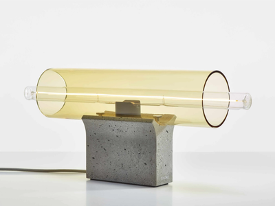OVERLAY - LED blown glass table lamp _ BROKIS