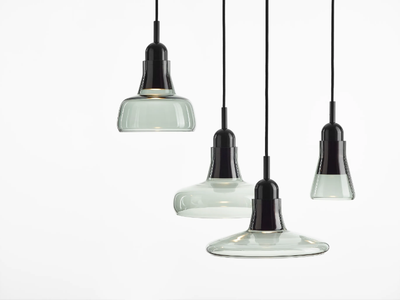 SHADOWS EXTERIOR - Blown glass outdoor pendant lamp _ BROKIS