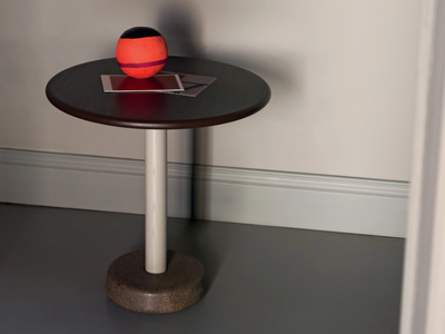 ARETHA - Round wooden side table _ BROSS
