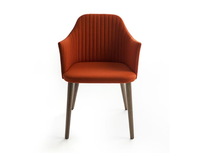 BREAK - Upholstered fabric chair with armrests _ BROSS