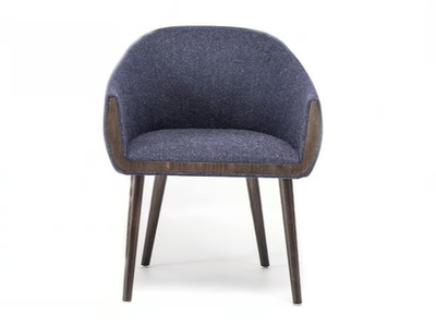 GINEVRA - Upholstered fabric easy chair with armrests _ BROSS