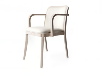 PALACE - Stackable fabric chair with armrests _ BROSS