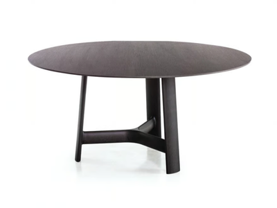 RIVER - Round wooden table _ BROSS