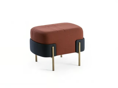 WAM - Upholstered rectangular fabric pouf _ BROSS