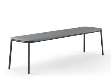 NATE S - Upholstered steel bench _ Brunner