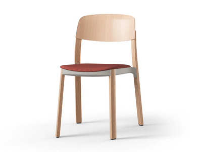NATE - Stackable wooden chair _ Brunner