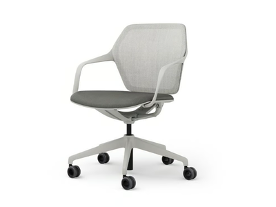 RAY WORK - Swivel chair with 5-spoke base with armrests _ Brunner