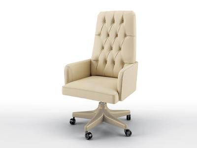 ATLANTYS - Leather executive chair with armrests _ BRUNO ZAMPA