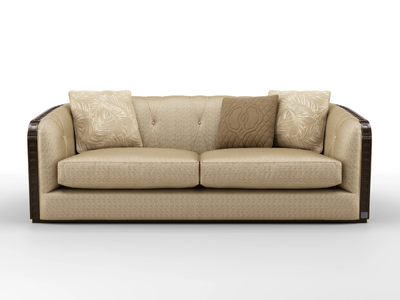 BAUHAUS - 3 seater fabric sofa _ BRUNO ZAMPA