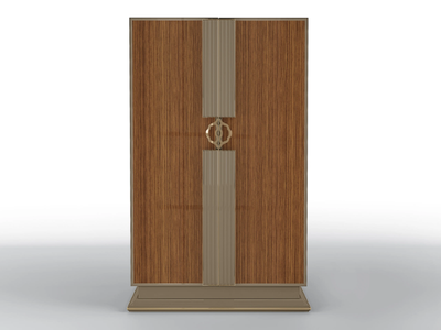CONCORDE - Walnut wardrobe _ BRUNO ZAMPA