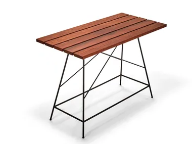 OD OLALA - Rectangular wooden high table _ Bullfrog