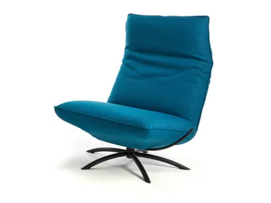 OD PANDA - Swivel fabric garden armchair _ Bullfrog