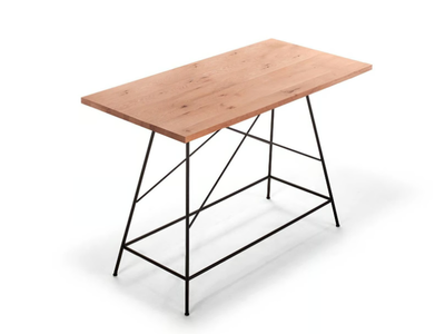 OLALA - Steel and wood high table _ Bullfrog