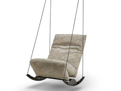 ROCKFROG OUTDOOR - 1 Seater fabric garden hanging chair _ Bullfrog