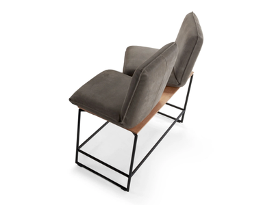 THEKLA - High bench with footrest _ Bullfrog