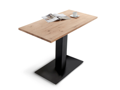 THEKLA - Steel and wood dining table _ Bullfrog