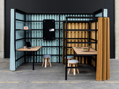 BuzziBracks - Free-standing office booth _ BuzziSpace