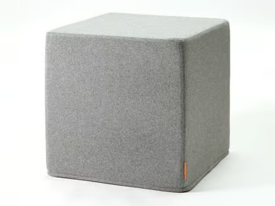 BuzziCube Flat - Upholstered felt pouf _ BuzziSpace