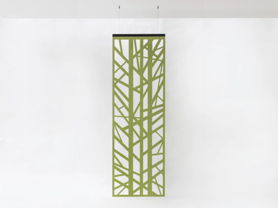 BuzziFalls - Hanging felt room divider _ BuzziSpace