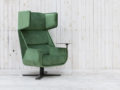 BuzziMe - Wing felt armchair _ BuzziSpace