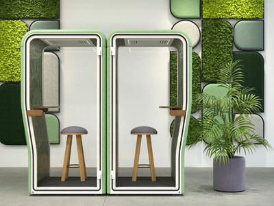 BuzziNest Booth - Acoustic phone booth _ BuzziSpace