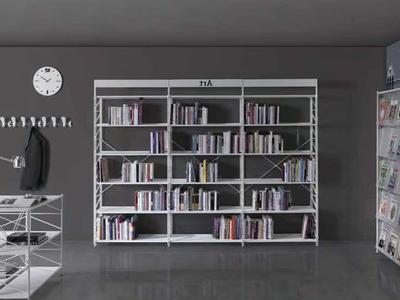 SOCRATE BIBLIOTECH - Open freestanding metal office shelving _ Caimi Brevetti