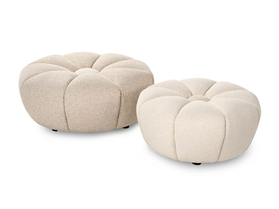 DAISY - Round fabric pouf _ Calia Italia