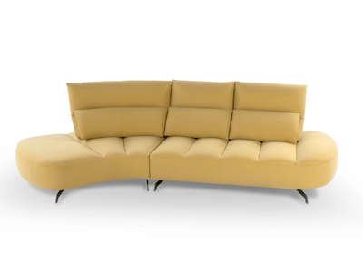 MANGO - Curved fabric sofa with headrest _ Calia Italia