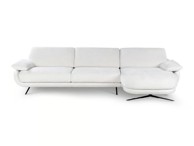 REGAL_E - Fabric sofa with chaise longue with headrest _ Calia Italia