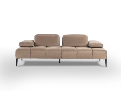 SKYLINE - Leather sofa with headrest _ Calia Italia