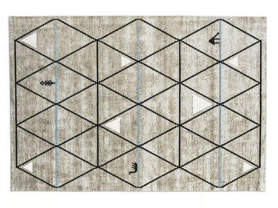 GAVA - Rectangular rug with geometric shapes _ Calligaris