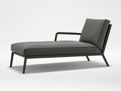 AUSTEN - Upholstered leather day bed _ CAMERICH