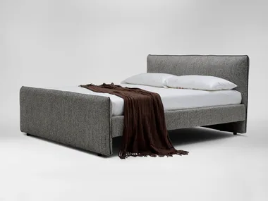 ERA PLUS - Fabric bed with upholstered headboard _ CAMERICH