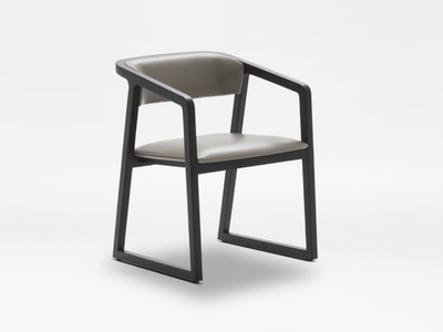 MING - Oak chair with armrests _ CAMERICH