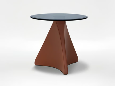SPIN - Round glass coffee table _ CAMERICH