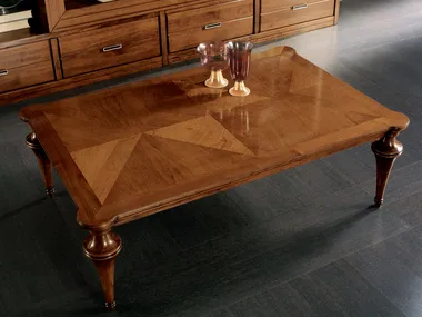 ÉTOILE DAY - Rectangular wooden coffee table _ Cantiero