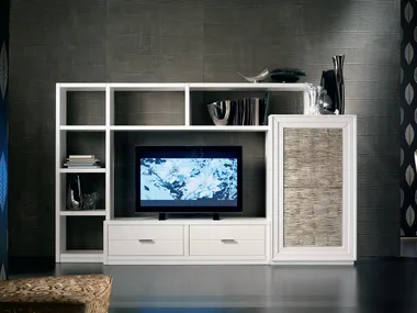 ÉTOILE DAY - Sectional silver leaf storage wall _ Cantiero