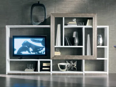 ÉTOILE DAY - Sectional silver leaf storage wall _ Cantiero