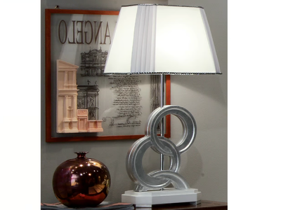 ÉTOILE NIGHT - Silver leaf bedside lamp _ Cantiero