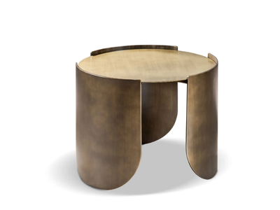 ATENAE - Round metal coffee table _ Cantori