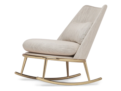 AURORA - Rocking fabric armchair _ Cantori