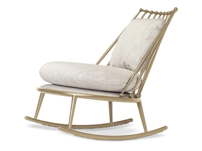 AURORA - Rocking metal armchair _ Cantori