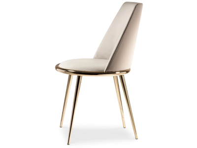 AURORA - Upholstered Eco-leather chair _ Cantori