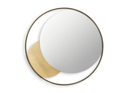 CIRCE - Framed wall-mounted steel mirror _ Cantori