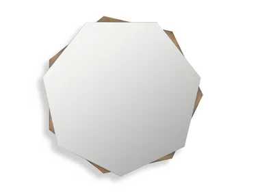 MIRAGE - Framed wall-mounted steel mirror _ Cantori